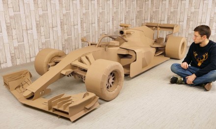 Recyclez vos cartons d’emballage, construisez une Formule 1 :)