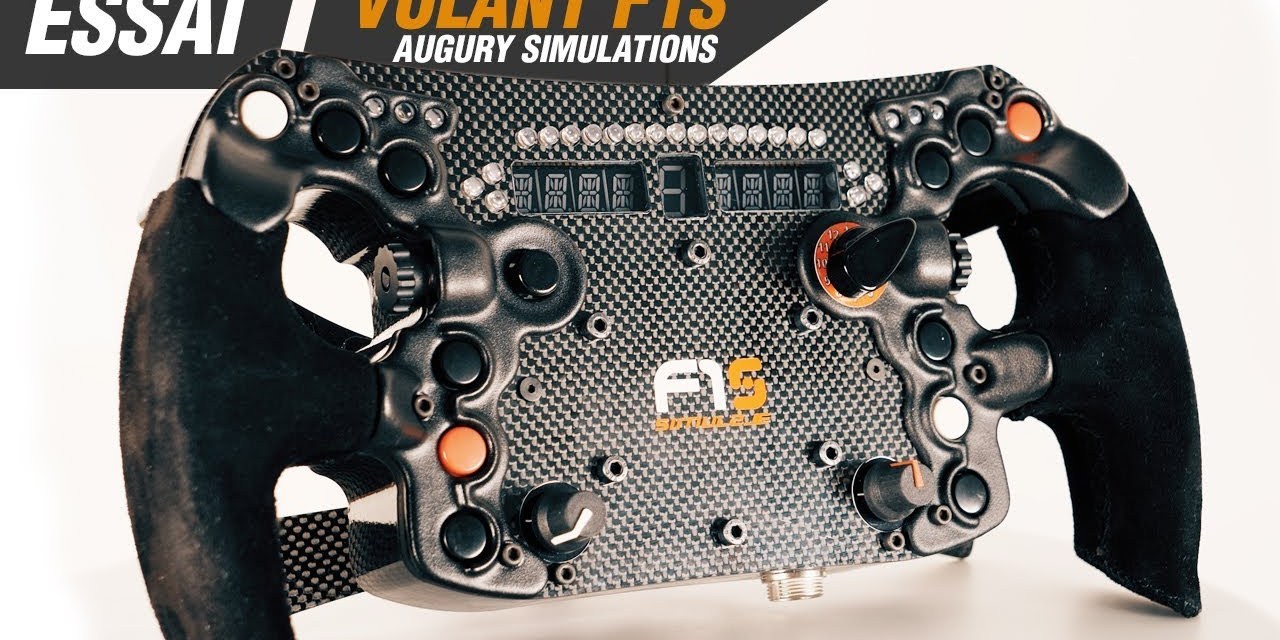 Review du volant F1S de SIMULAJE & AUGURY par Objectif-Racing