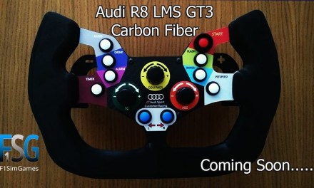 Audi R8 LMS GT3 : Une réplique du volant en prévision pour F1SimGames