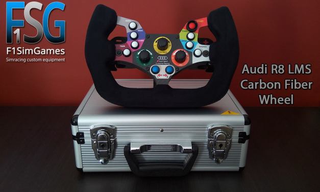 Réplique du volant Audi R8 LMS par F1 SIMGAMES : La voilà !