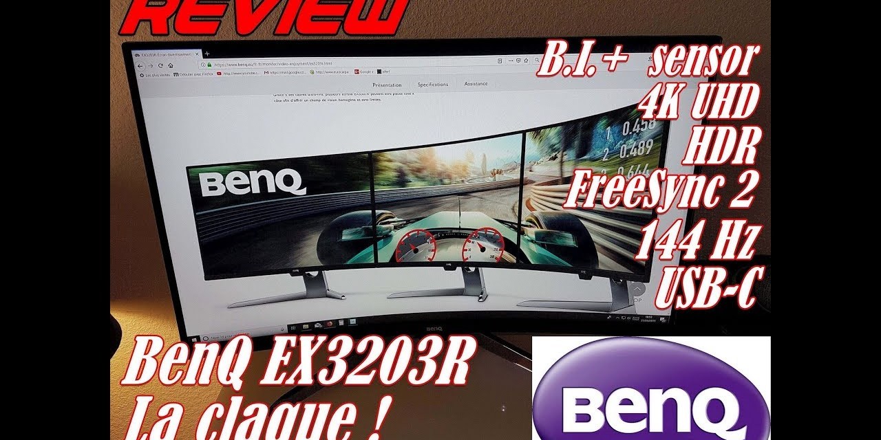 Ecran spécial SimRacing BenQ EX3203R 32″ : la review de Franconen