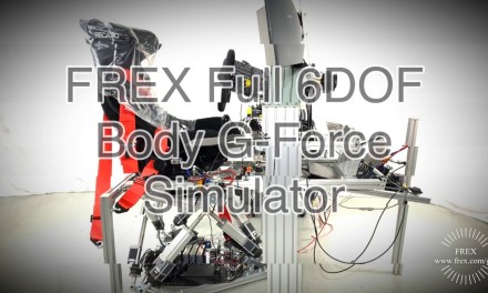 Le simulateur FREX 6DOF Body G-Force Motion en action