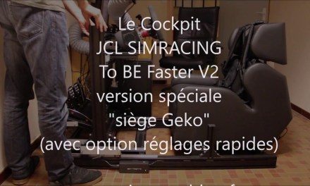 Cockpit JCL Simracing et siège Geko Systems