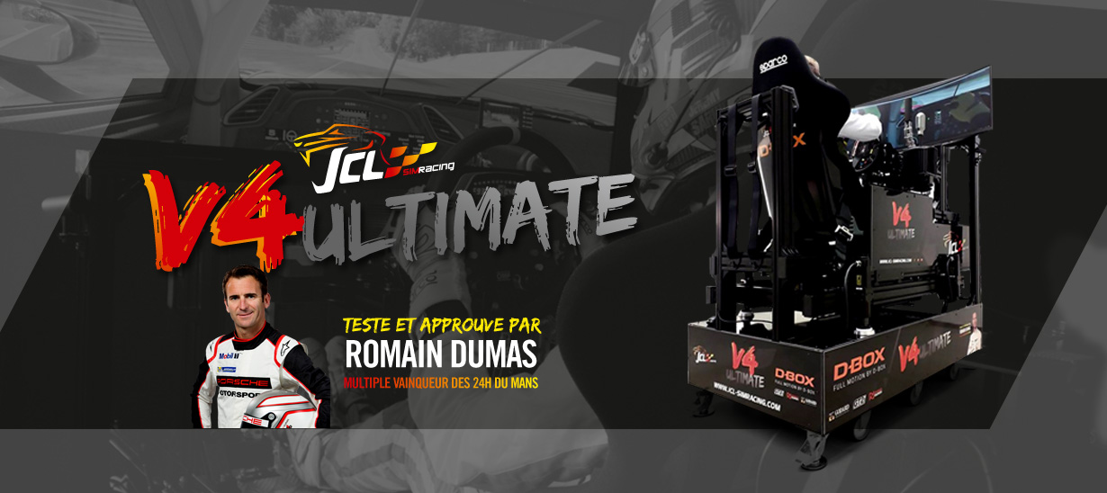 Le simulateur V4 Ultimate de JCL SIMRACING se montre en vidéo