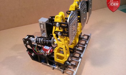 Pédalier DRS-LC de chez DEM Racing Simulators