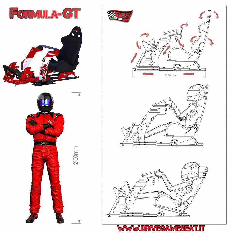Cockpit Formula-GT par DRIVE GAME SEAT : Monoplace ou GT ?