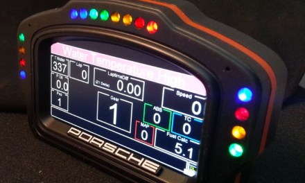Dash Porsche GT3 Cosworth pour Leopoldo Ramirez