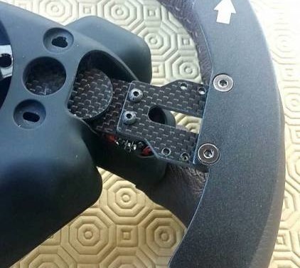 Mod Fanatec chez NSH Racing : Vous voulez des palettes en carbone ?
