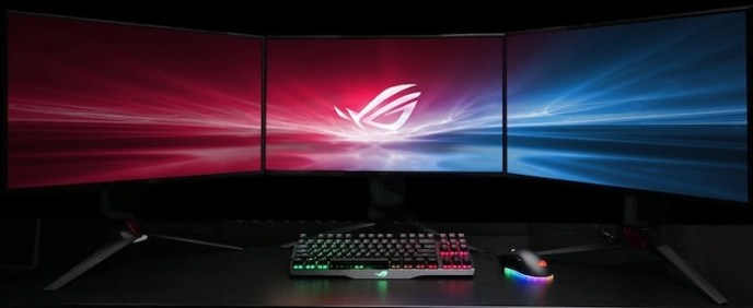 Bezel-Free Kit par Asus : Le triple écran sans bordure
