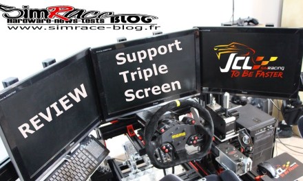 Review du support triple screen de JCL Simracing : Retour aux écrans ?