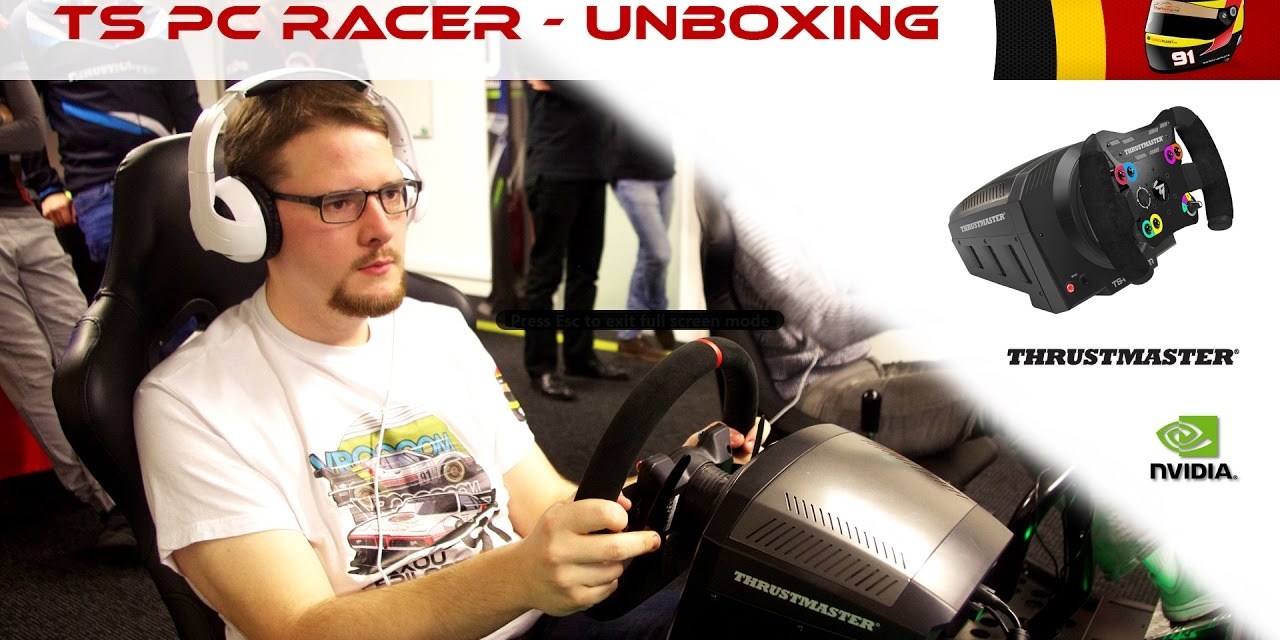 Découverte du Thrustmaster TS-PC Racer par Maxou Le Pilote