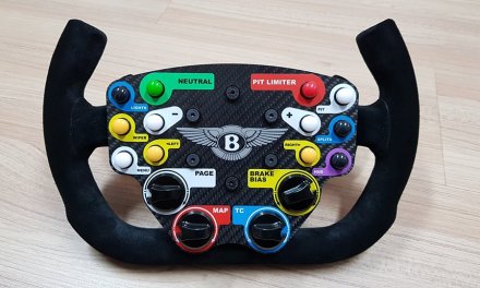 Le volant de la Bentley Continental GT3 par SSRG