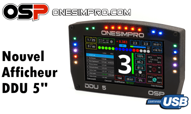 Un nouvel afficheur pour OSP : Le DDU 5″