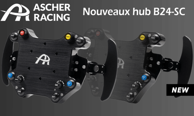 ASCHER RACING B24-SC : Enfin des Joysticks !