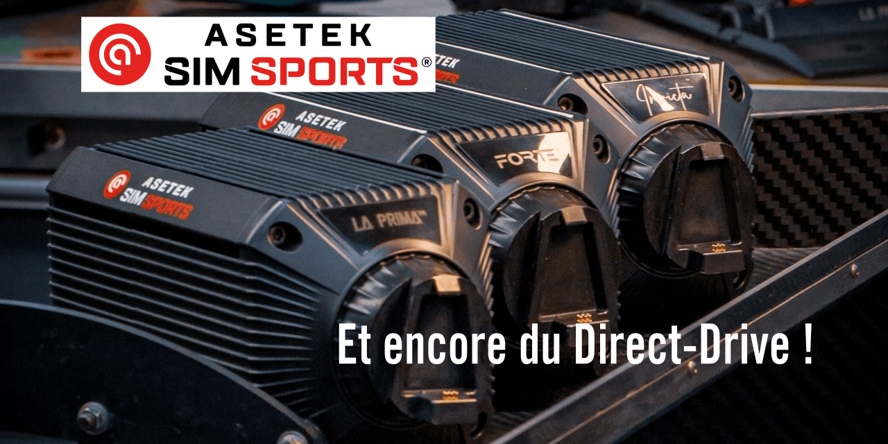 3 nouvelles bases de volant direct-drive pour ASETEK