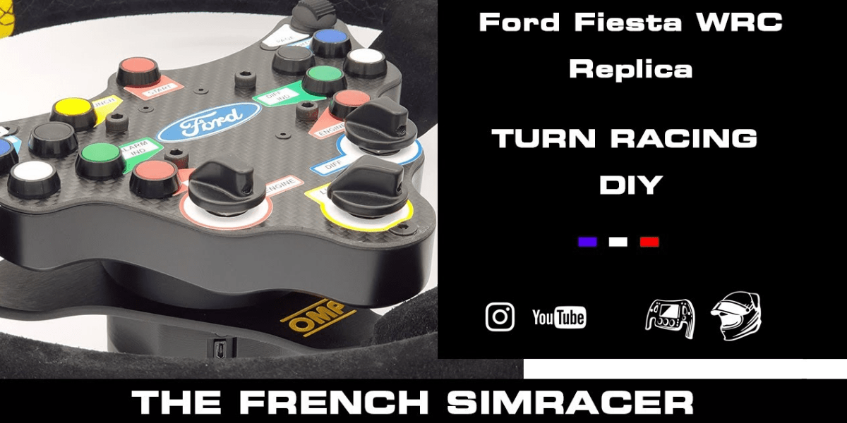 Volant Fiesta WRC Wireless par The French Simracer…et Turn Racing