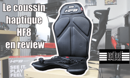 Review du coussin haptique HF8 de NEXT LEVEL RACING