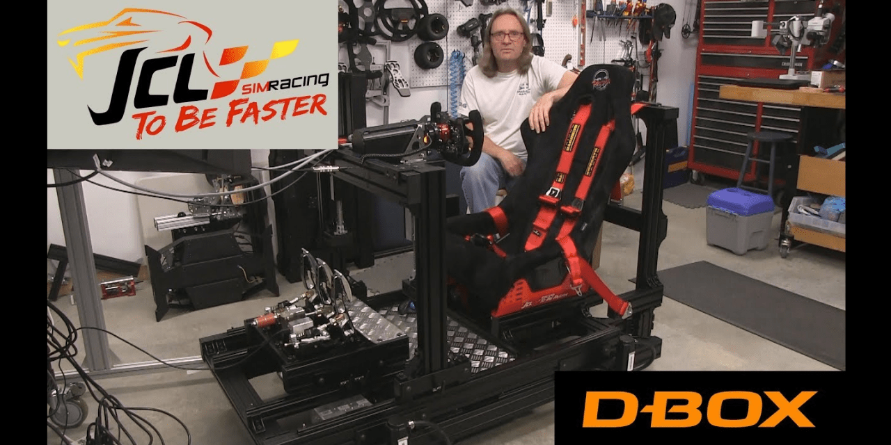 JCL SIMRACING V4 D-Box Motion en review dans le SIM RACING GARAGE