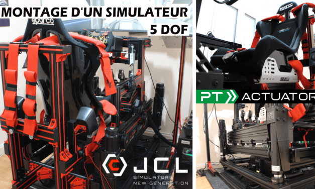 Montage d’un simulateur 5DOF PT ACTUATOR / JCL Simracing
