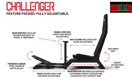 NEXT LEVEL RACING présente le Challenger Simulator Cockpit