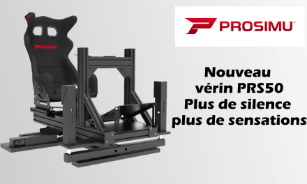 PROSIMU T1000 2M / 3M « Silent Version » : vérin PRS50 inside !