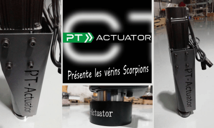 PT-ACTUATOR présente ses nouveaux vérins : les « SCORPION Sting »