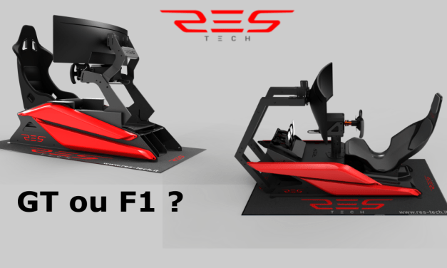 De beaux simulateurs au choix (GT ou F1) avec RES TECH