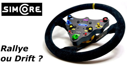 Le volant de la Ford Fiesta WRC par SIMCORE
