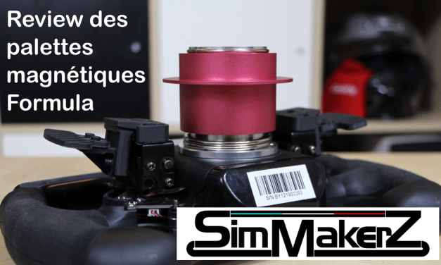 Palettes magnétiques SimMakerZ pour volant Fanatec