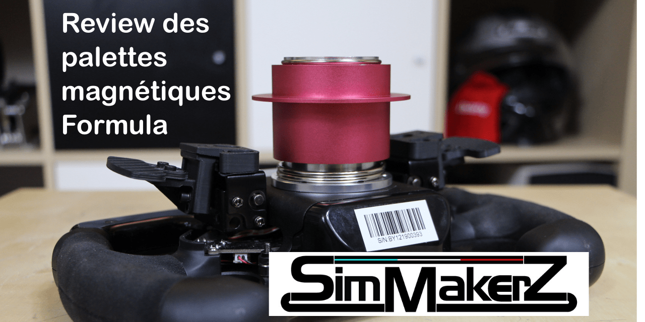 Palettes magnétiques SimMakerZ pour volant Fanatec