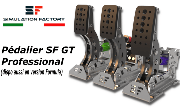 Pédalier SF GT Professional par SIMULATION FACTORY