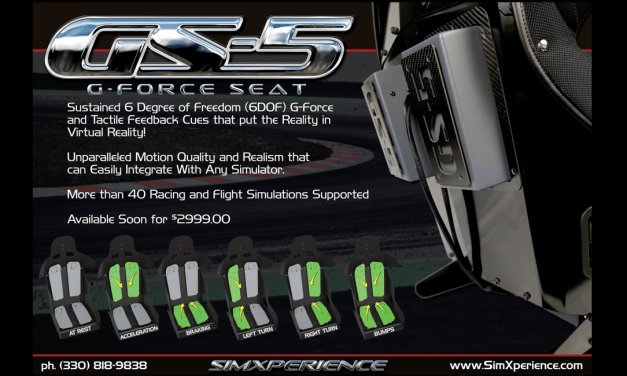 SIMXPERIENCE GS-5 : Le nouveau G-Force Seat est disponible