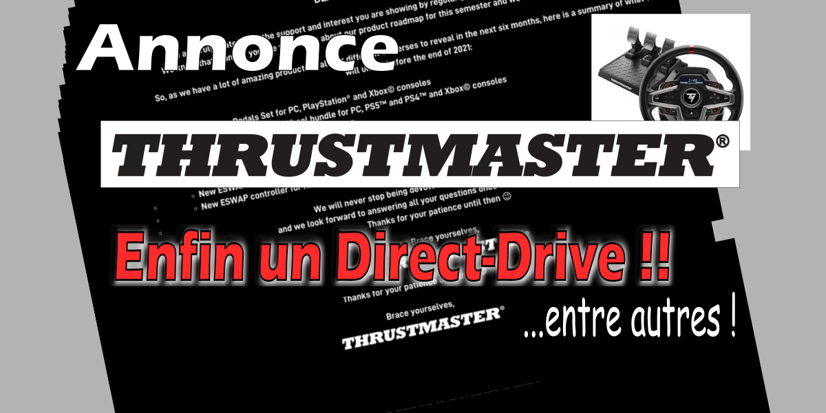 Du volant Direct-Drive chez THRUSTMASTER
