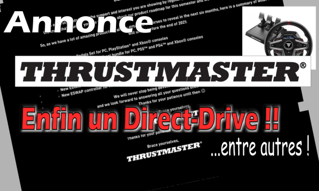 Du volant Direct-Drive chez THRUSTMASTER