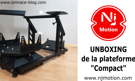 J’ai reçu un simulateur « Compact » de chez NjMotion !