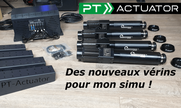 Des vérins Scorpion S de PT ACTUATOR pour mon simulateur – Part 1 – Unboxing