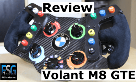 Review du volant M8 GTE de F1SIMGAMES