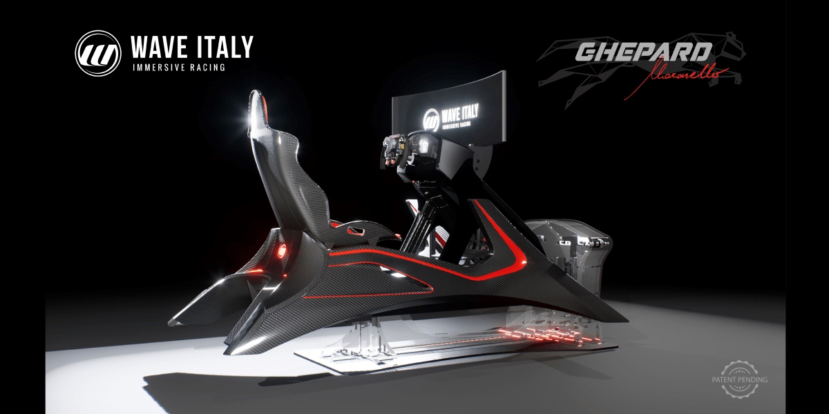 WAVE ITALY présente le simulateur Ghepard Maranello